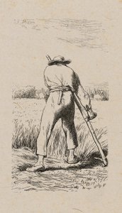 Maaier door Jacques Adrien Lavieille