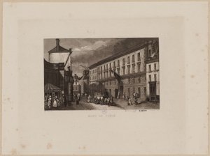Mont de Piété, voor 1864 door Jacques Alphonse (after) Testard