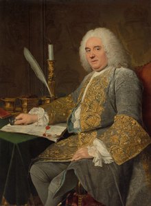 Portret van Jean-Gabriel du Theil bij de Ondertekening van het Verdrag van Wenen door Jacques André Joseph Aved