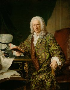 Portret van Marc de Villiers, Secretaire du roi, premier commis des finances door Jacques Andre Joseph Camelot Aved