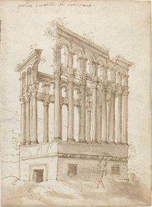 Het "Palais Tutelle" nabij Bordeaux door Jacques Androuet Ducerceau I