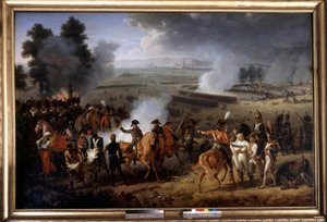 De dood van generaal Charles Antoine Desaix de Veygoux (1768-1800) in de Slag bij Marengo op 14/06/1800 door Jacques Augustin Catherine Pajou