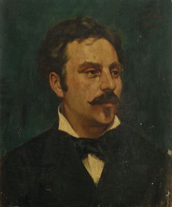 Portret van de componist Gabriel Fauré 1845-1924, 1878