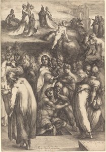 De Opwekking van Lazarus door Jacques Bellange
