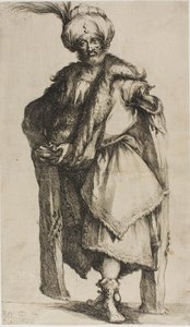 De Drie Koningen: Caspar, Koning van Tarsus door Jacques Bellange