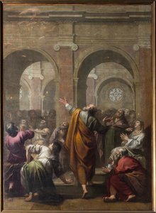 De Neerdaling van de Heilige Geest door Jacques Blanchard