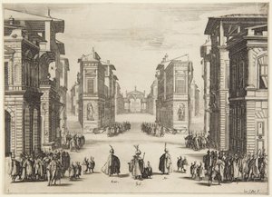 Akte 1, uit de serie Soliman door Jacques Callot