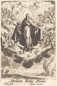 Attributen van de Maagd door Jacques Callot