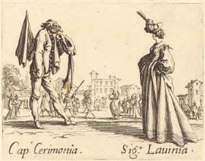 Cap. Cerimonia en Siga. Lavinia door Jacques Callot