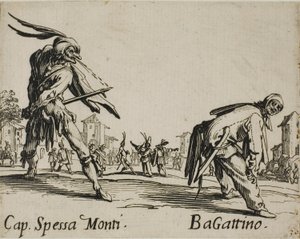 Kapitein Spessa Monti - Begattino, plaat 10 uit Balli di Sfessania