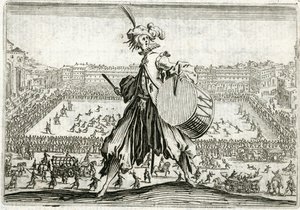 Caprices van verschillende figuren door Jacques Callot