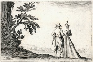 Caprices van verschillende figuren door Jacques Callot