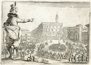 Caprices van verschillende figuren door Jacques Callot