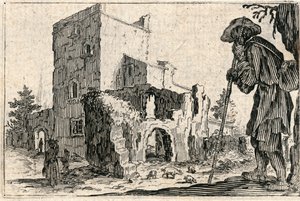 Caprices van verschillende figuren door Jacques Callot
