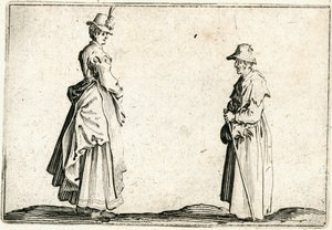 Caprices van verschillende figuren door Jacques Callot