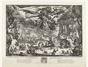 De verzoeking van de Heilige Antonius door Jacques Callot
