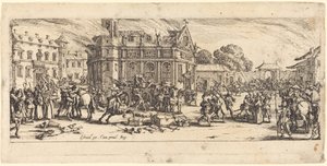 Vernietiging van een Klooster door Jacques Callot