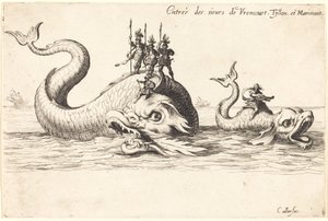 Toetreding van Mm. de Vroncourt, Tyllon en Marimont door Jacques Callot