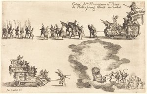 Intocht van de Prins van Pfaltzbourg door Jacques Callot