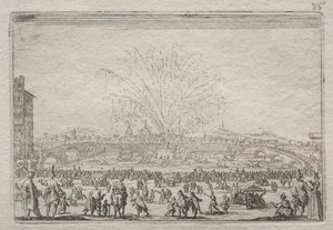 Vuurwerk op de Arno