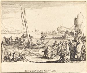 Vissers van mensen, 1635 door Jacques Callot