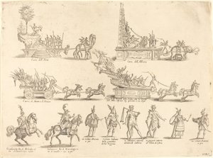 Vlotten en Deelnemers door Jacques Callot