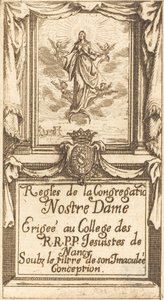 Frontispice voor De Regels van de Orde van Onze Lieve Vrouw
