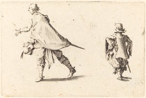 Heer en Zijn Page door Jacques Callot
