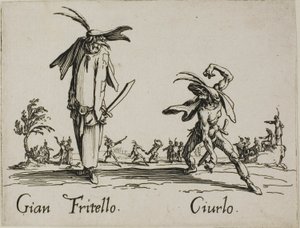 Gian Fritello - Ciurlo, plaat 7 van Balli di Sfessania