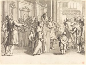 Groot Hertogin bij de Processie van de Jonge Meisjes