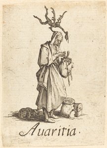Hebzucht door Jacques Callot
