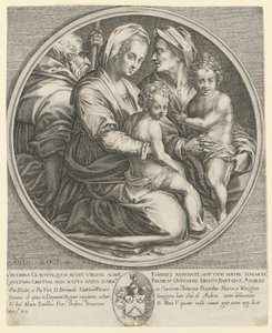 Heilige Familie door Jacques Callot