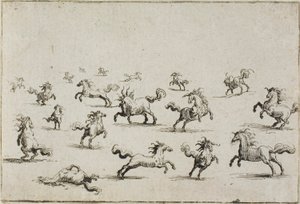 Vrijlopende paarden, uit De Caprices