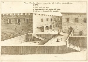 Huis van Pilatus door Jacques Callot