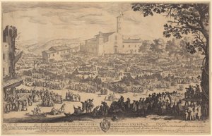 Jaarmarkt van Impruneta door Jacques Callot