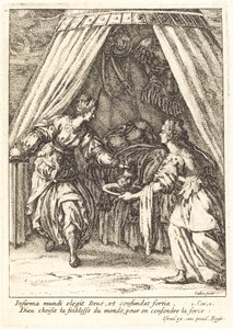 Judith met het Hoofd van Holofernes door Jacques Callot