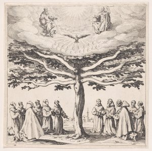 De boom van Sint-Franciscus door Jacques Callot