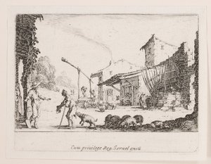 L door Jacques Callot