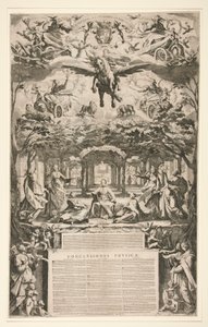 La Grande Thèse door Jacques Callot