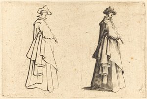 Dame in een Grote Jas
