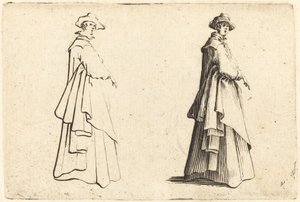 Dame in een Grote Jas