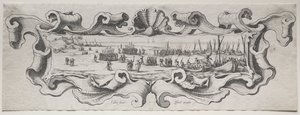 De Landing van de Troepen door Jacques Callot