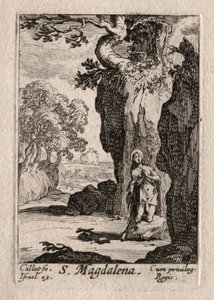 Les Pénitents: St. Magdalena berouwvol door Jacques Callot