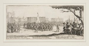 Les grandes miseres de la guerre: No. 2 - L door Jacques Callot