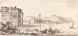 Laden van goederen door Jacques Callot