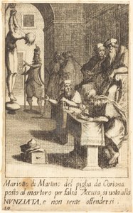 Mariotto di Martino door Jacques Callot