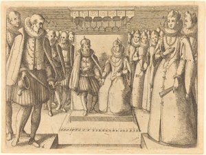 Ontmoeting van Margaretha van Oostenrijk en Filips III