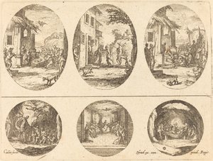 Mysteries van de Passie door Jacques Callot