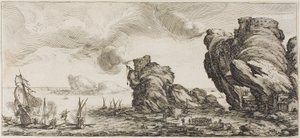 Pantalone, van Drie Italiaanse Komieken door Jacques Callot