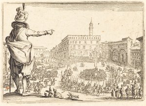 Piazza della Signoria, Florence, ca. 1622